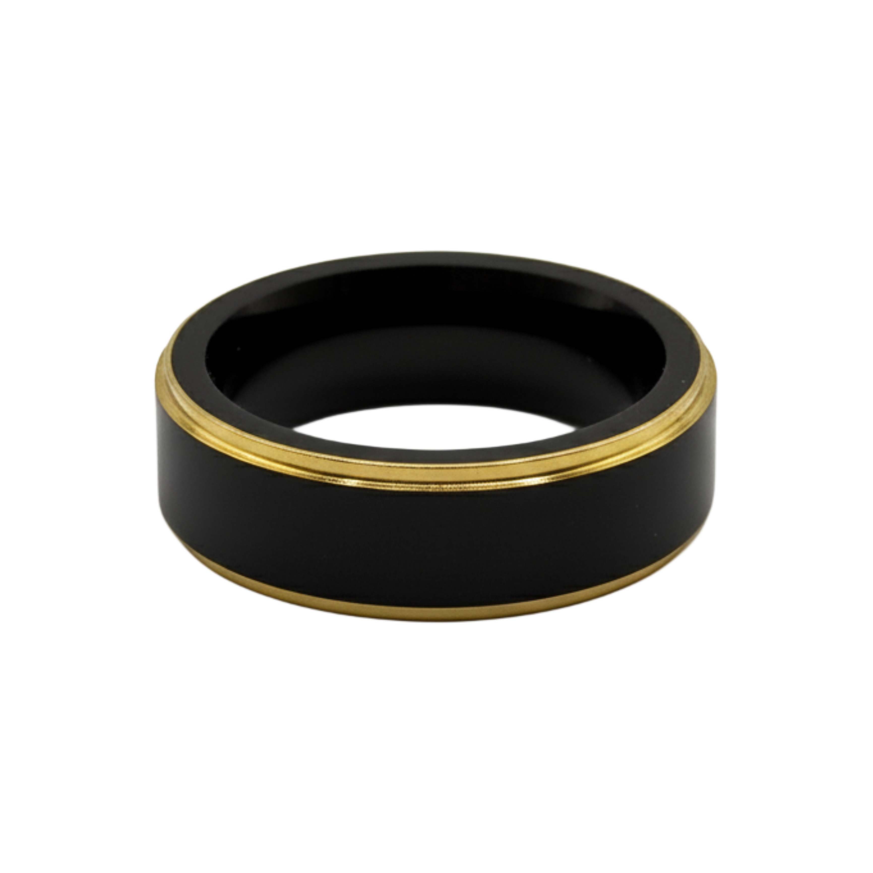 Melure Axis Noir – 8mm Tungsten Carbide Band