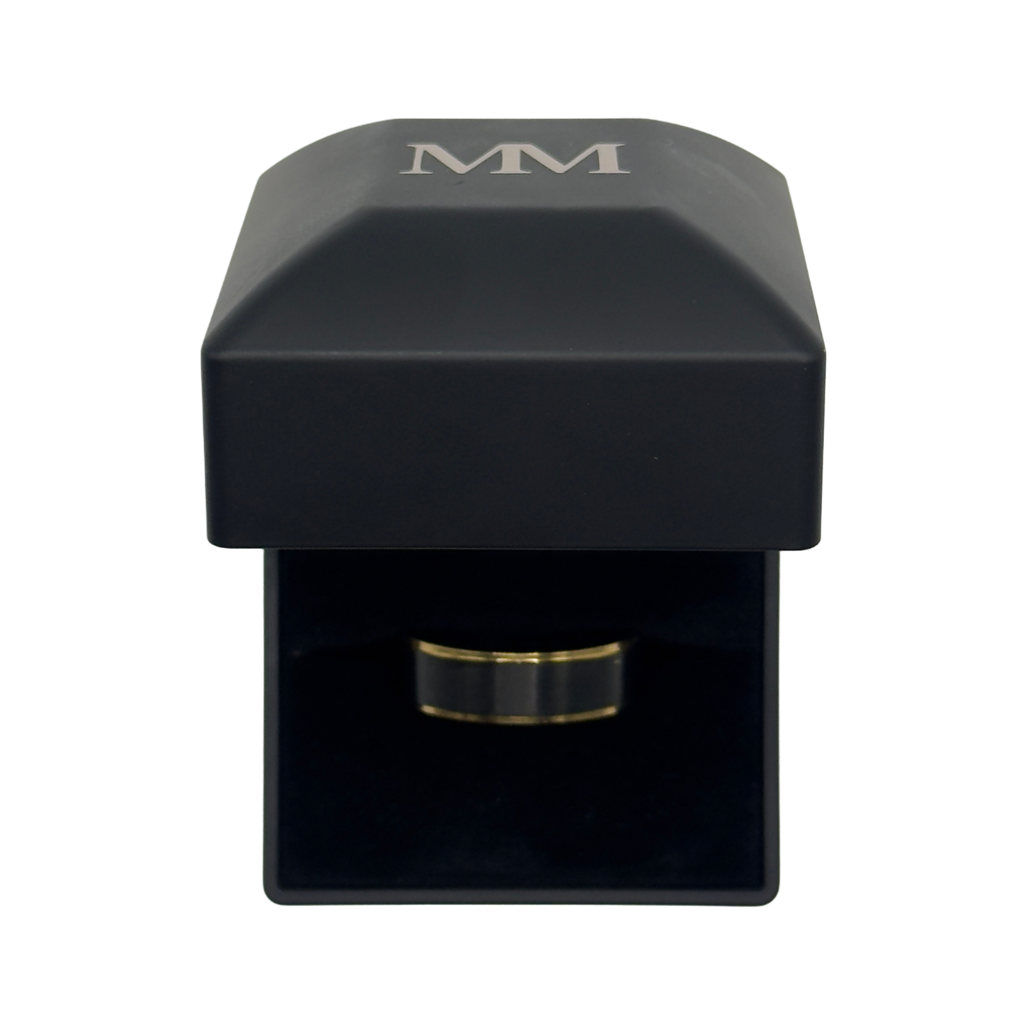 Melure Axis Noir – 8mm Tungsten Carbide Band