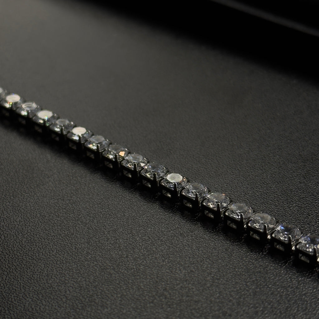 5A Zirconia Tennis Bracelet - 5mm | Stainless Steel
