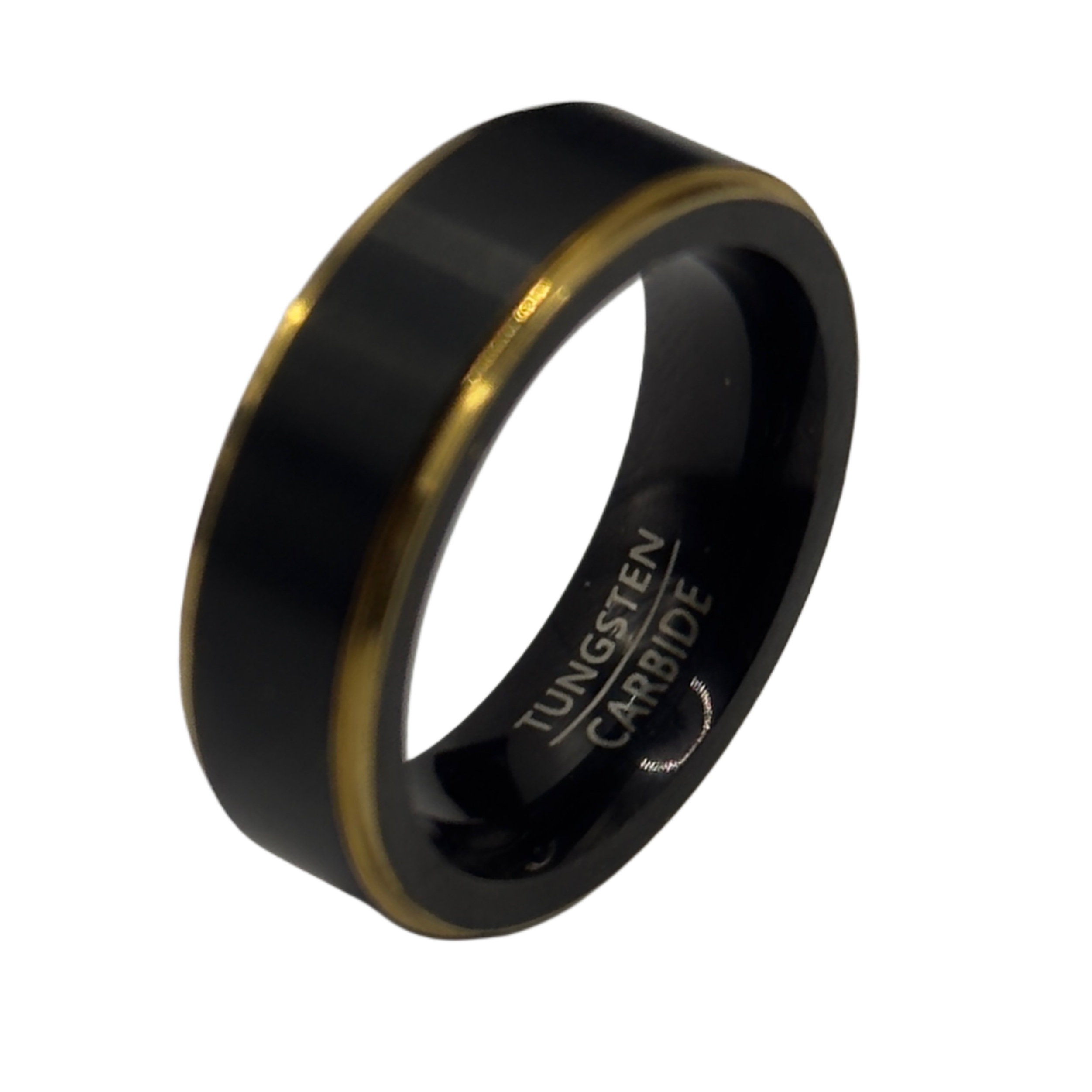Melure Axis Noir – 8mm Tungsten Carbide Band