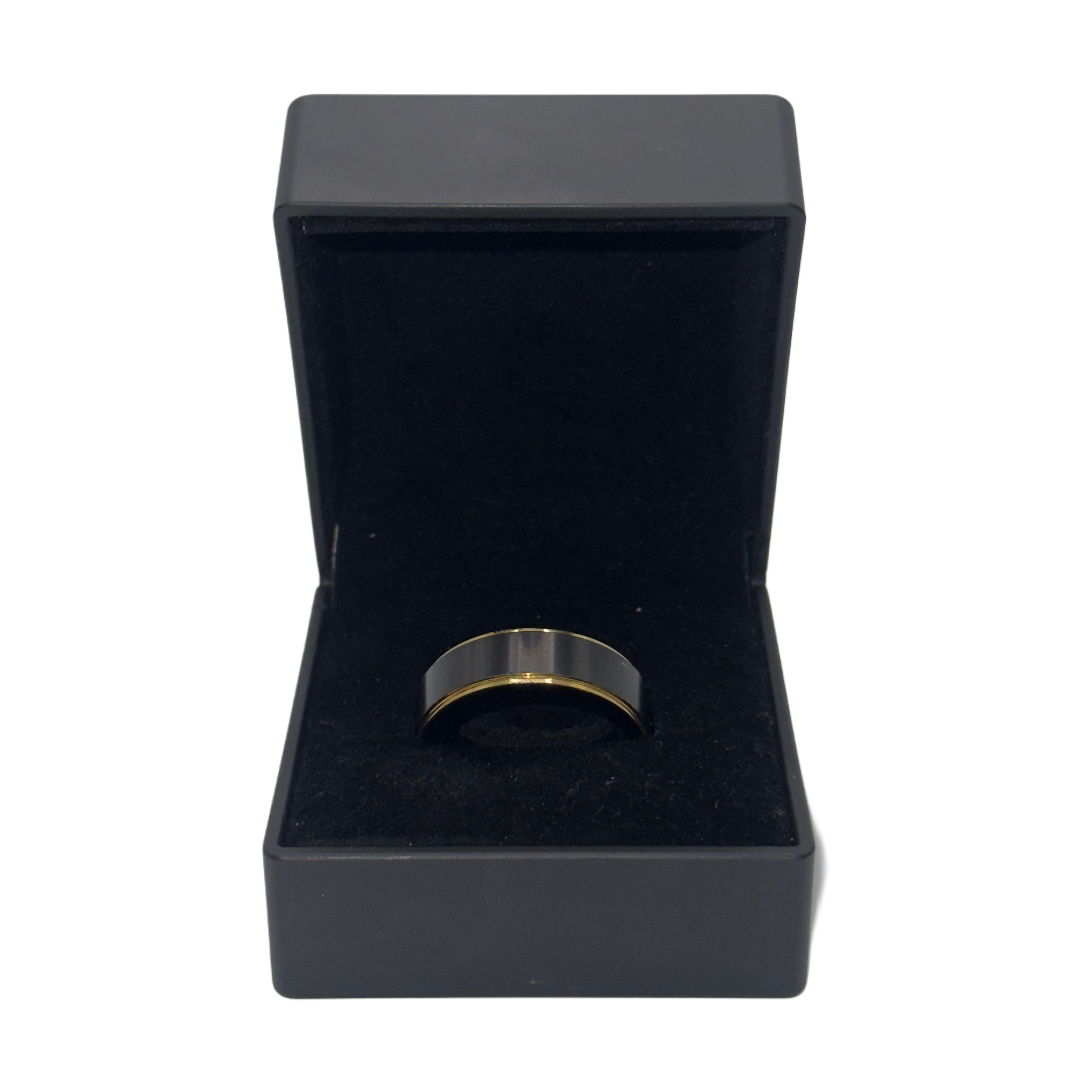 Melure Axis Noir – 8mm Tungsten Carbide Band